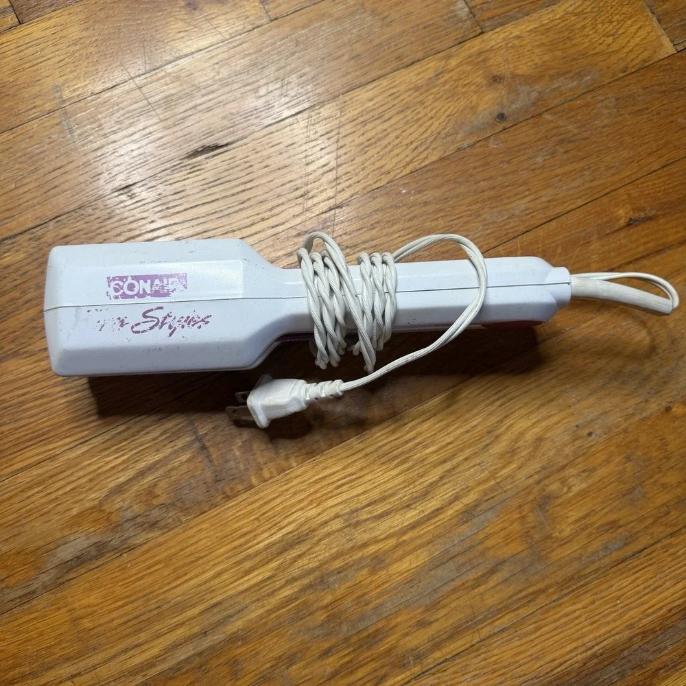 Vintage ConAir Turn Styles Hair Crimper and Straightener Heating Tool Model C66